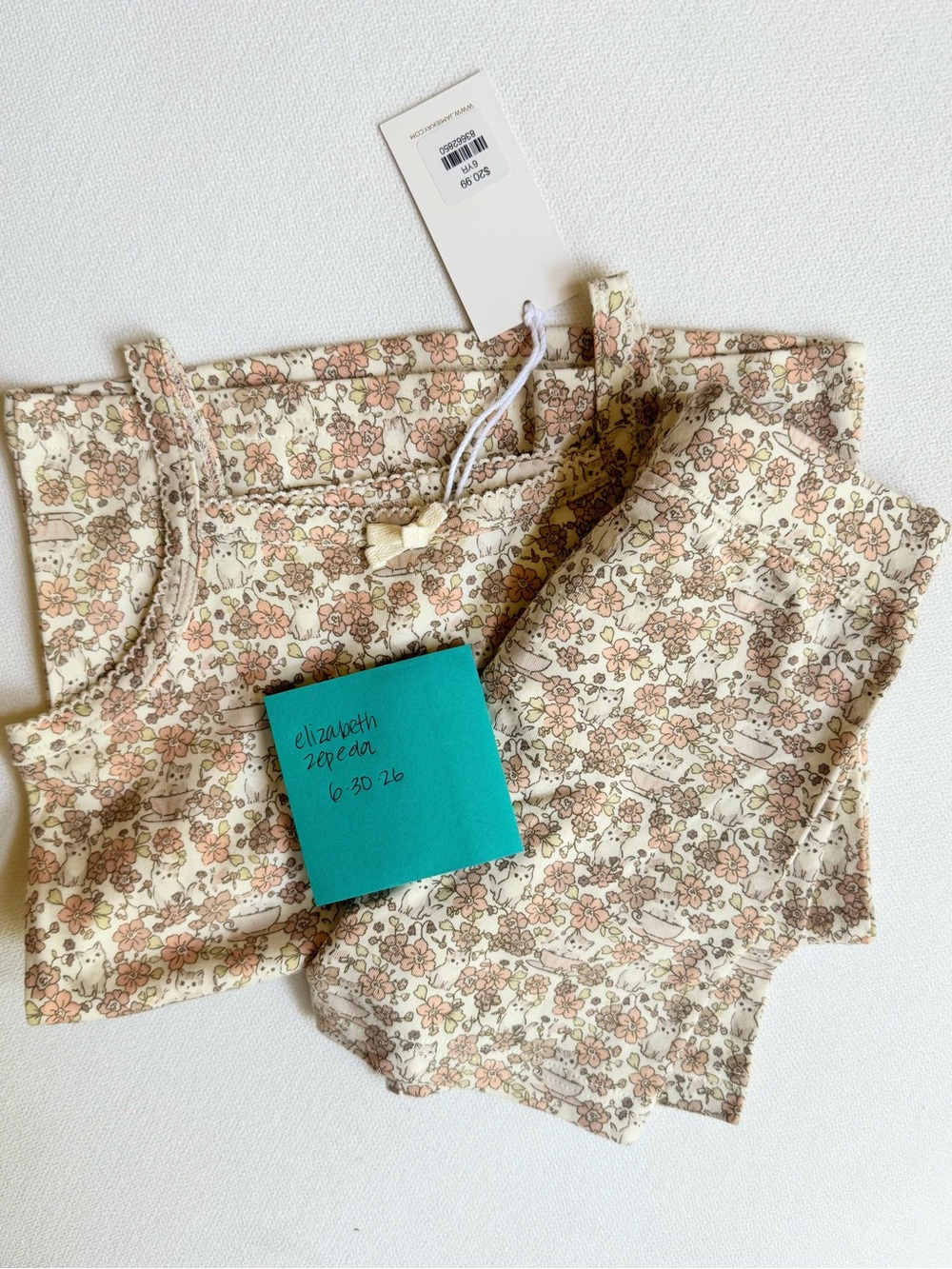 Jamie Kay Kitty Chloe singlet and short set